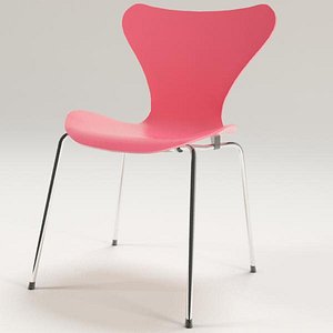 3d model arne jacobsen chair 7