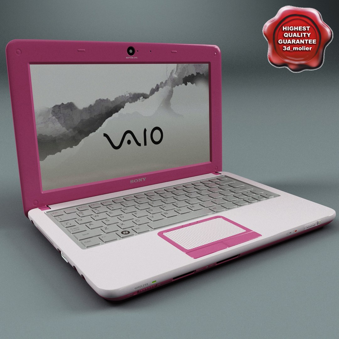 pink vaio laptop