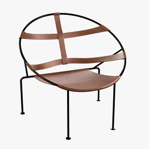 fdc1 armchair leather 3d 3ds