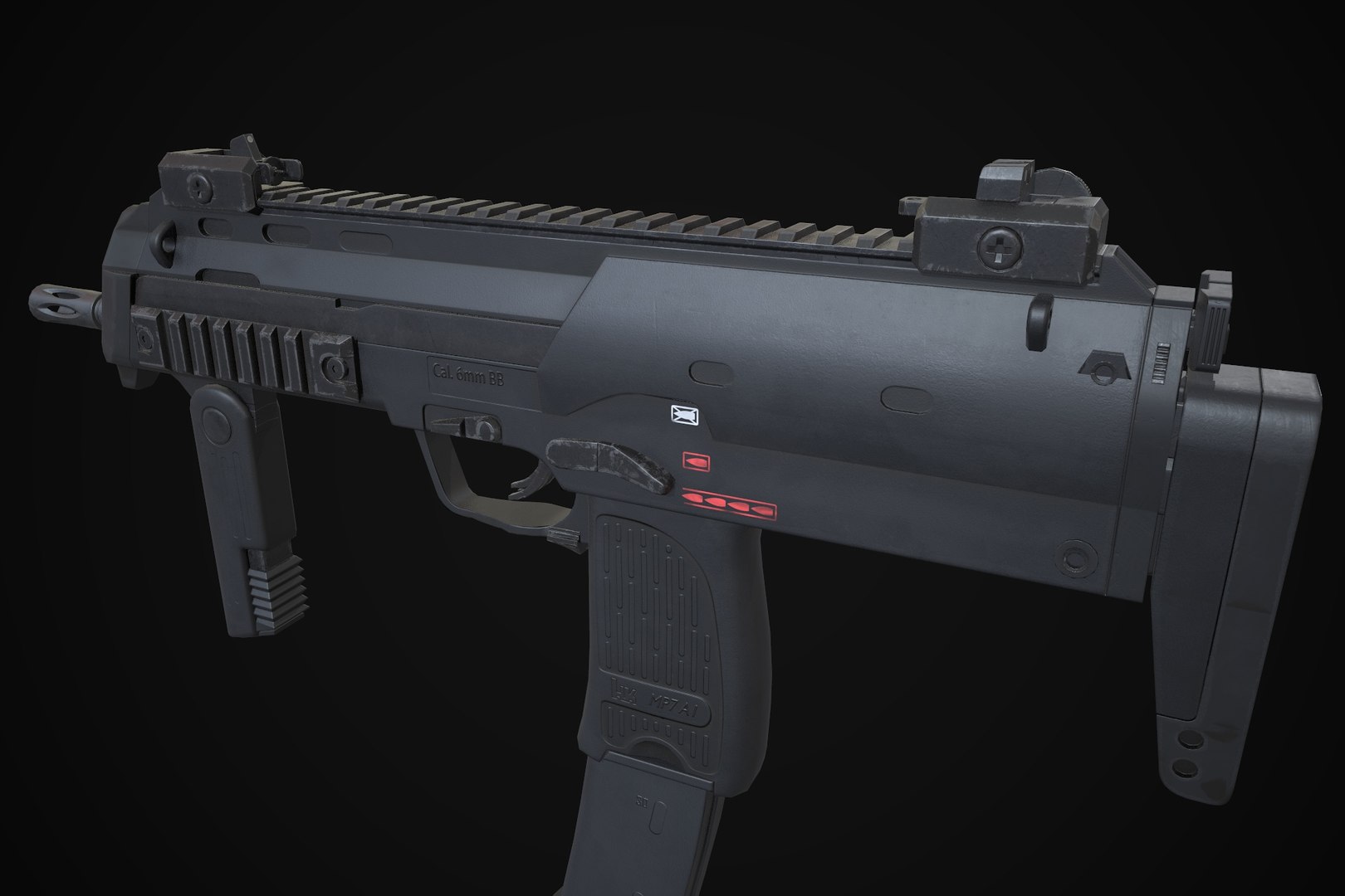 MP7 A1 3D Model - TurboSquid 1818992