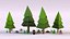 Cartoon Lowpoly Erde Illustration Design-Kollektion