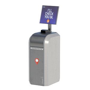Self-checkin Kiosk 3D model