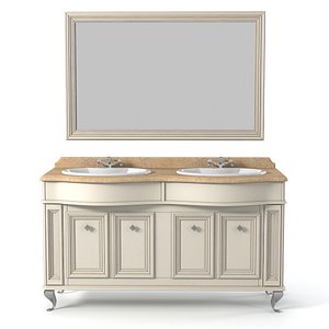 3d caprigio fresco bathroom model