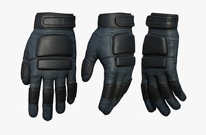 fashion gloves 3D