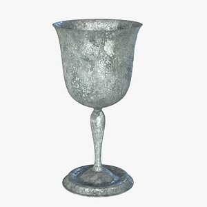 3d model vintage goblet
