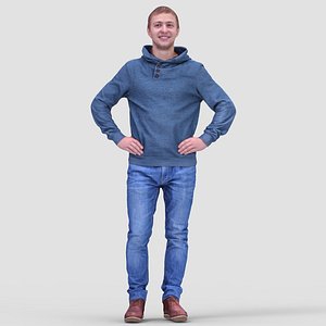realistic human 3d model