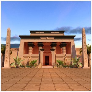 Pharaoh Exterior Palace - 2021 - Vol 01 3D model