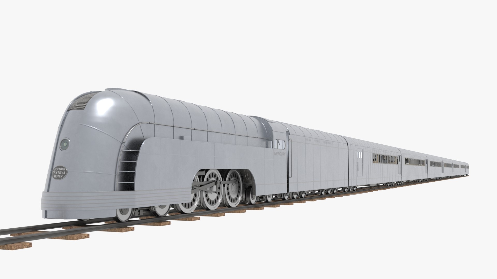 New York Central Mercury 3D Model - TurboSquid 2285857
