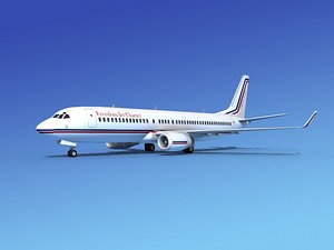 3d model boeing 737-800 737