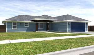 home house exterior 3D