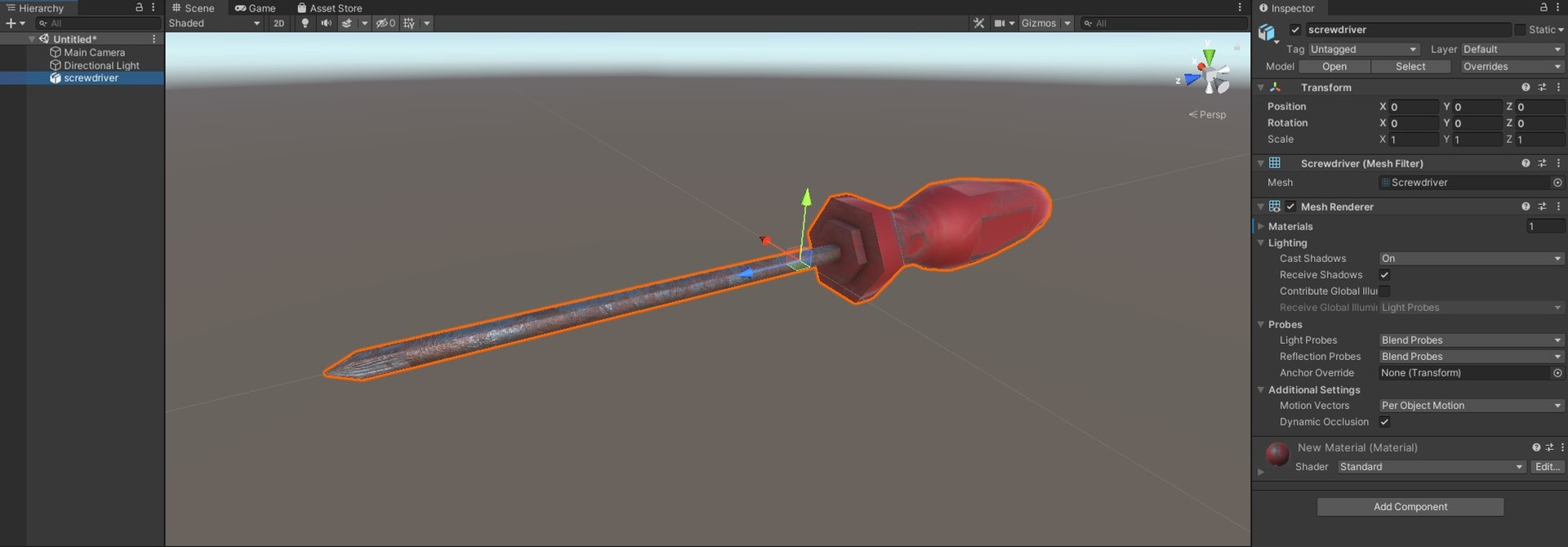Dirty Screwdriver 3D Model - TurboSquid 1870998