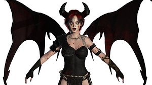 3D model 3D AAA Fantasy Female Character - The Bloody Vampire