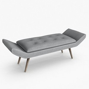 Bench Grey 3D