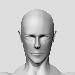 Realistic Man Face - 3D model by Bukachell (@Bukachell) [dccae52]