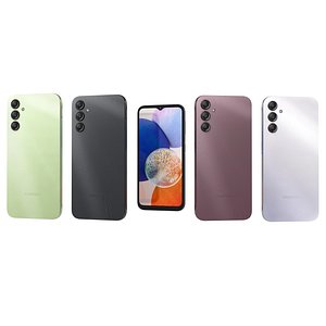 Samsung Galaxy A14 5G All Colors Low Poly model