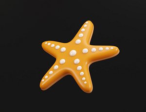 Starfish 3D model