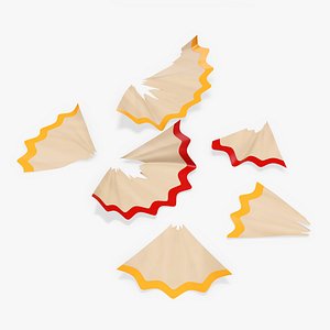 Pencil sharpening chips