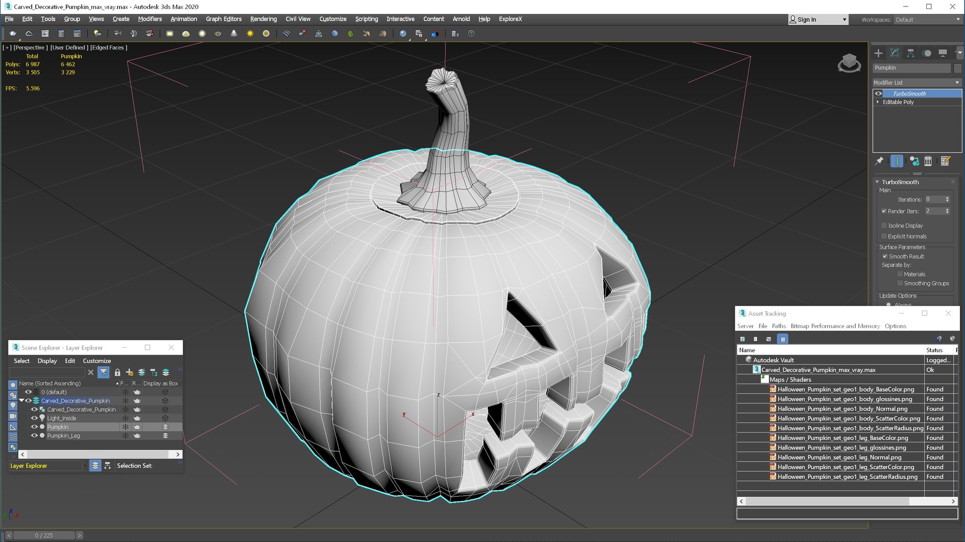 Carved Decorative Pumpkin 3D https://p.turbosquid.com/ts-thumb/kA/umHVN6/0O/carved_decorative_pumpkin_014/jpg/1741261008/1920x1080/fit_q87/1bfb6453ee906c18b427541235b20362bbfc0281/carved_decorative_pumpkin_014.jpg