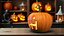Carved Decorative Pumpkin