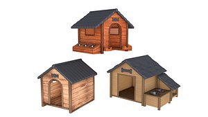 Dog House Collection 3D model