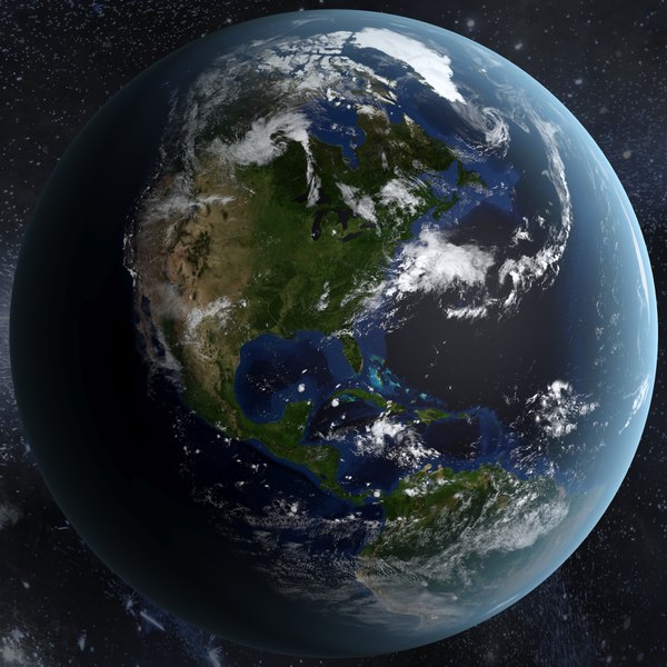 realistic earth 3d max