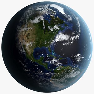 realistic earth 3d max