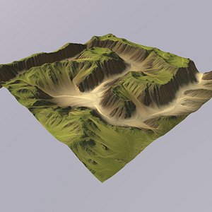 canyon games maps 3D model