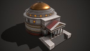 ancient pantheon 3D