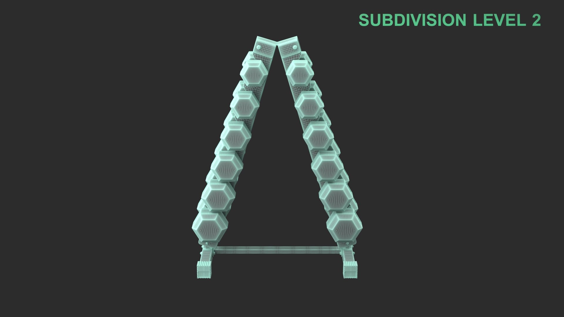 Dumbbell Set 3D model https://p.turbosquid.com/ts-thumb/kB/7XUatE/Gp/wireframe_0002/jpg/1762925989/1920x1080/fit_q87/956f95986192a6910663dbb50f304ebf4b84ce8f/wireframe_0002.jpg