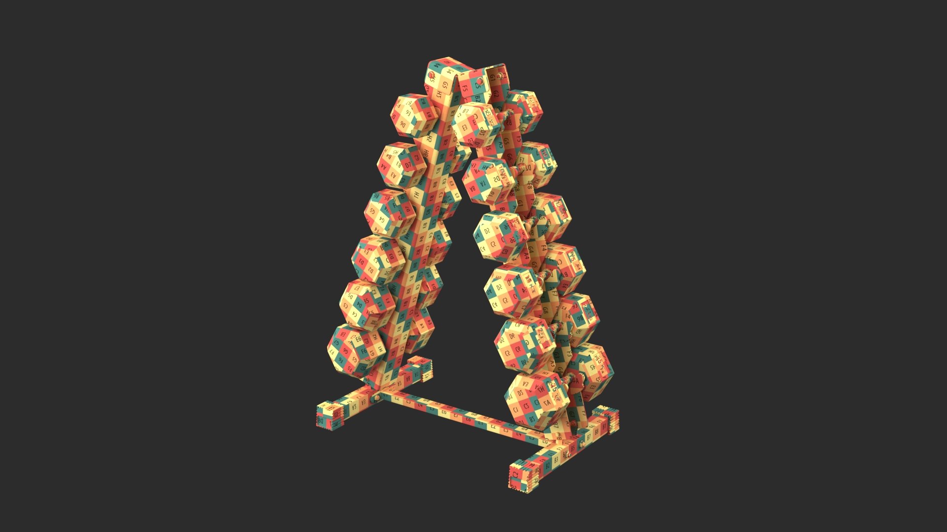 Dumbbell Set 3D model https://p.turbosquid.com/ts-thumb/kB/7XUatE/cM/wireframe_0000/jpg/1762925987/1920x1080/fit_q87/95caa35187e8e46900d5606eb21d70ced1f969c3/wireframe_0000.jpg