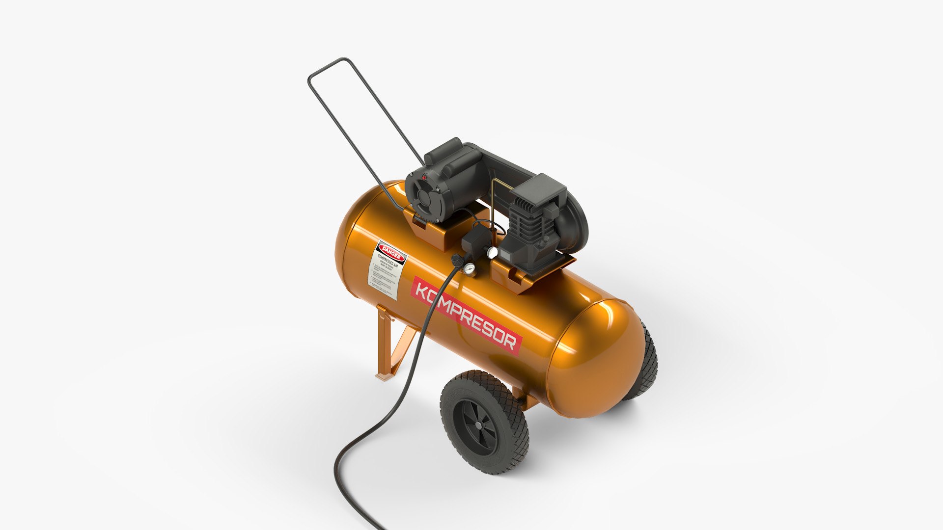 3D Air Compressor Model - TurboSquid 2345936