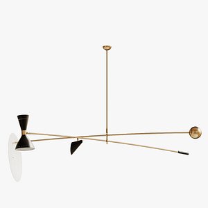 Large Scale Architectural Cantilever Stilnovo Styl 3D model