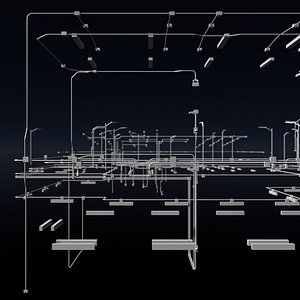 Electrical piping for industrial building 26i18