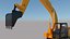 3D rigged excavator model