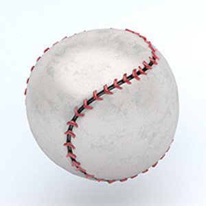 baseball ball 3D model