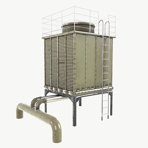Cooling Tower 1 3D model
