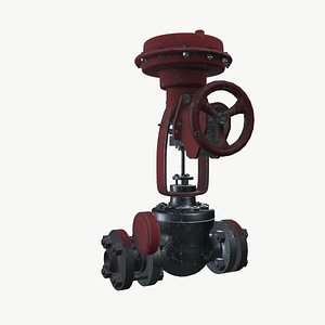 3D Industrial Valve