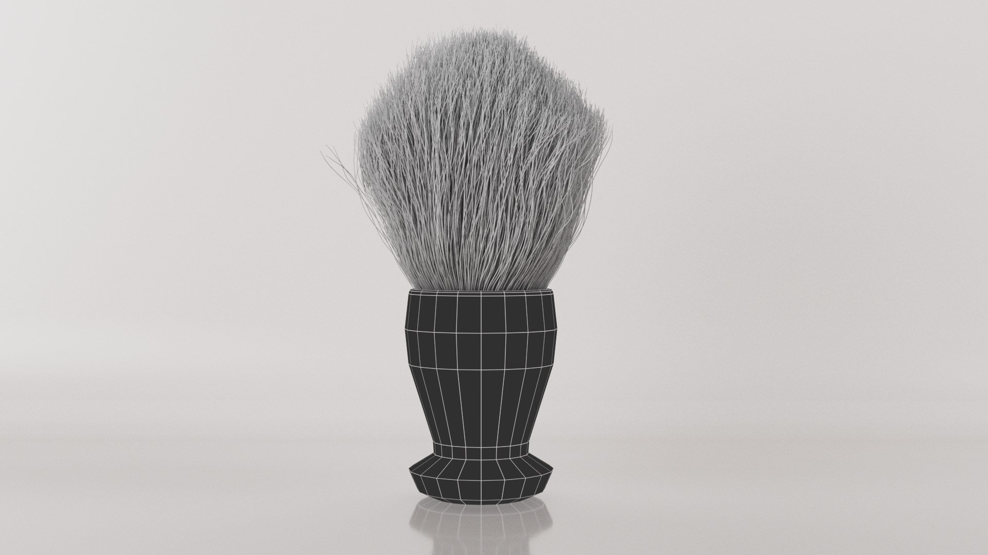 3D Shaving Brush Game Ready Low Poly model - TurboSquid 1981180