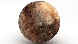 Pluto Planet 3D model
