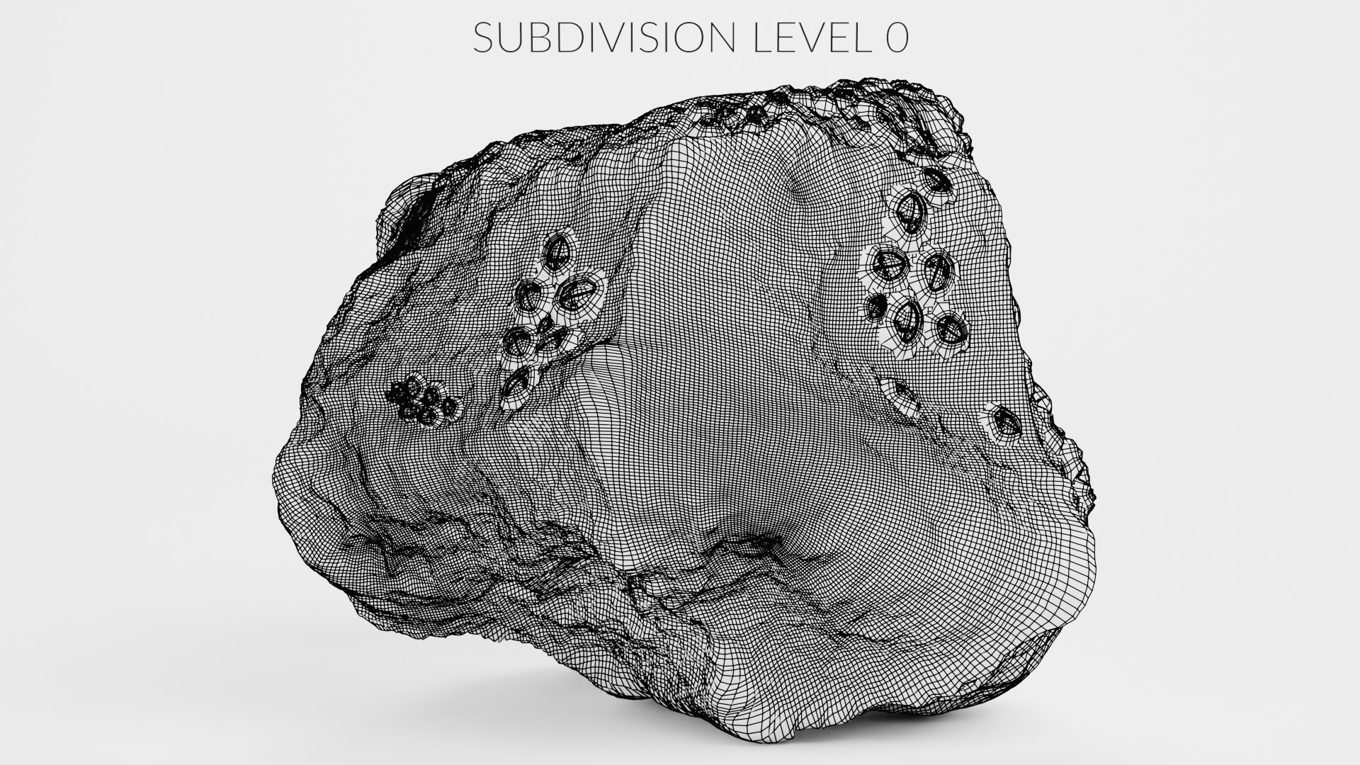 3D Rock With Barnacles Model - TurboSquid 2360351