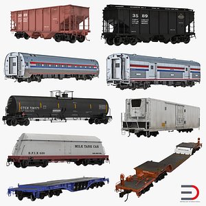 Railroad Wagons Collection