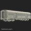 railroad wagons 3D model