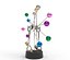 Pendule Newton créative rotative boules éternelles multicolores
