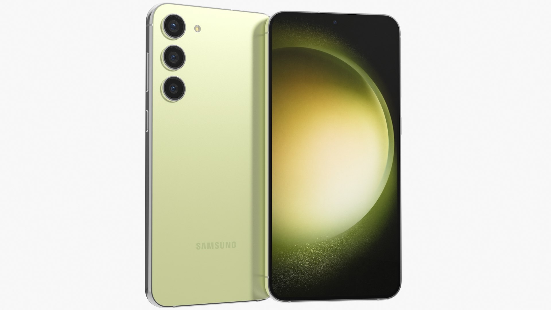 Samsung Galaxy S23 Plus Lime 3D model TurboSquid 2022168