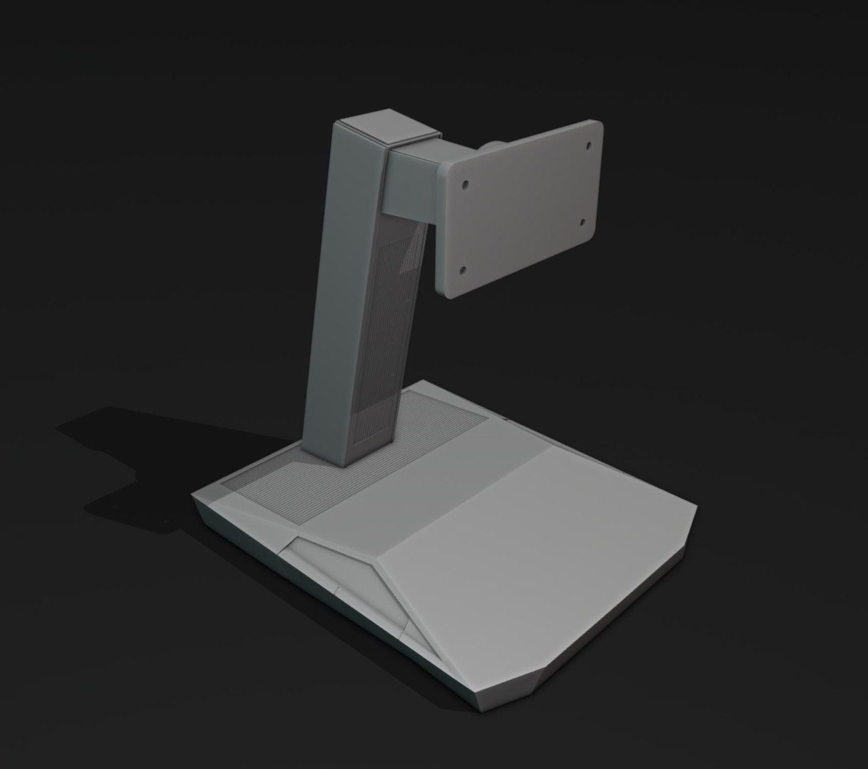 3D Model Monitor Stand Mount 6 TurboSquid 2085836