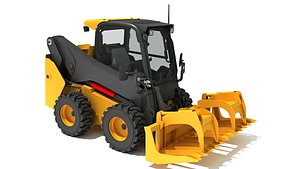 Log Fork Skid Steer Loader