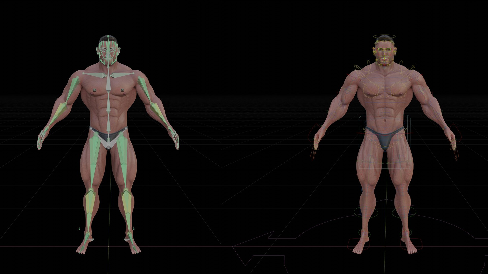 3D Human Body - Muscular Male V2 - TurboSquid 2223830
