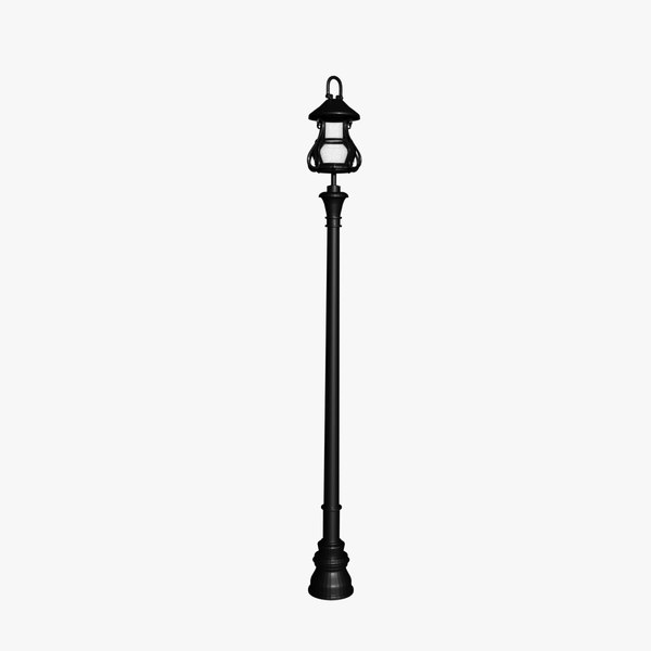 Garden lamp post model TurboSquid 1954061