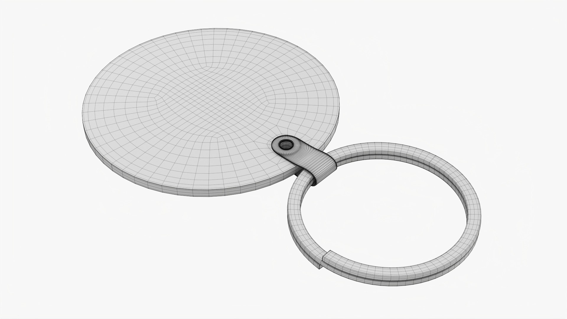 Key Ring Blank Mockup 03 3D - TurboSquid 1766238