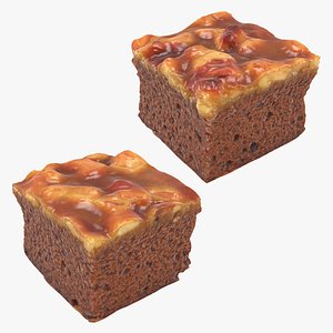 3D model Toffee Cake Collection